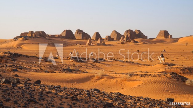 Picture of Die Pyramiden von Meroe im Sudan